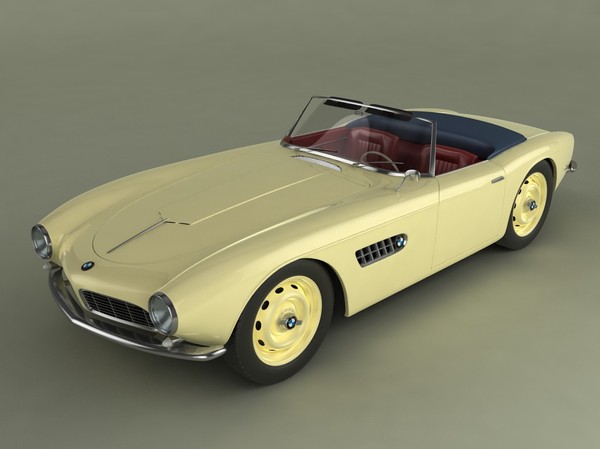 bmw 507 roadster obj - BMW 507 roadster by desmonster